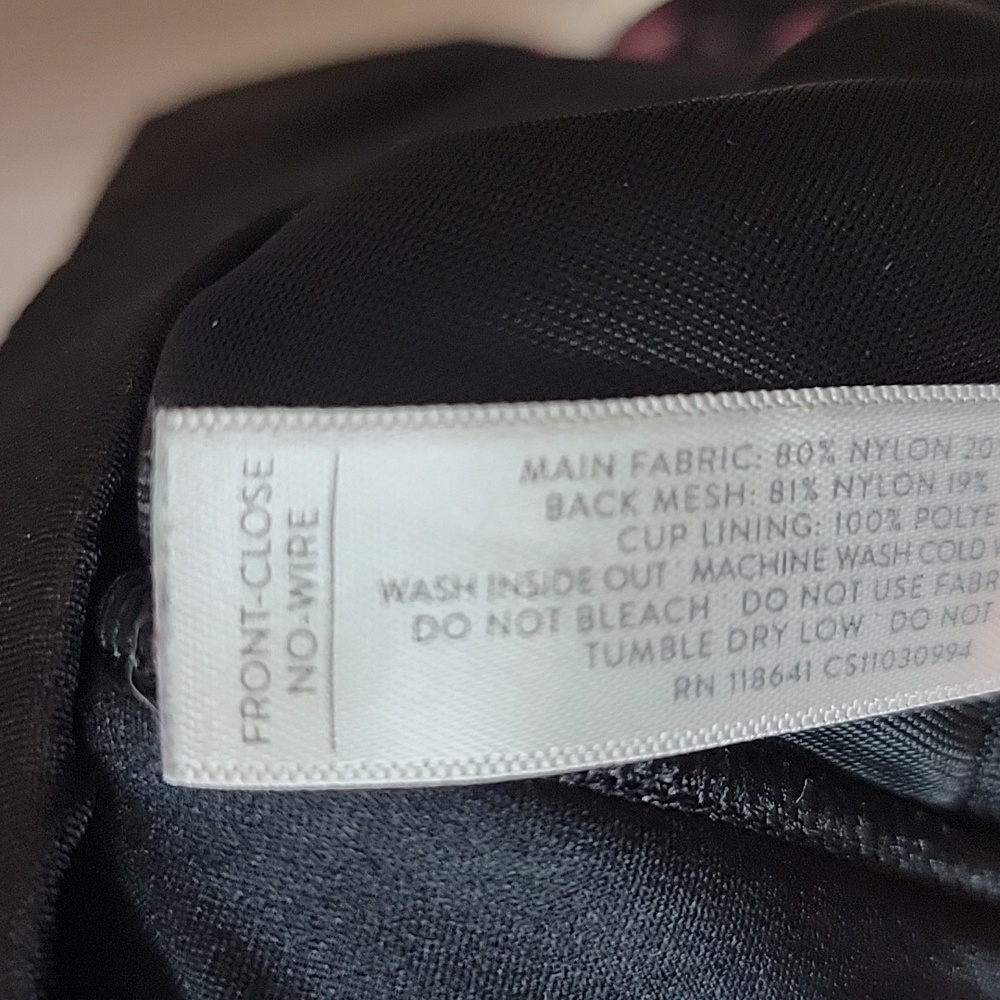 Cacique Livi Active Front Close No Wire Sports Bra Size 38DD - Picture 4 of 4